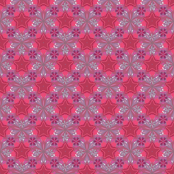 Винтаж Векторный Розовый Маджента Фиолетовый Узор Вашего Дизайна Современный Геометрический — стоковый вектор