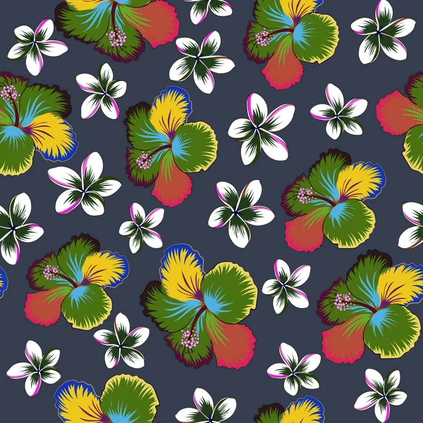 Couleur Motif Vecteur Floral Sans Couture — Image vectorielle