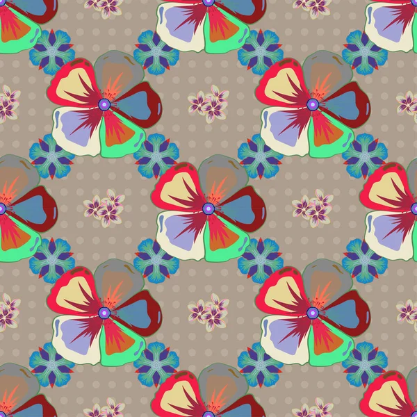 Raster Streifenmuster Mit Paisley Dekoratives Ornament Für Stoff Textilien Packpapier — Stockvektor