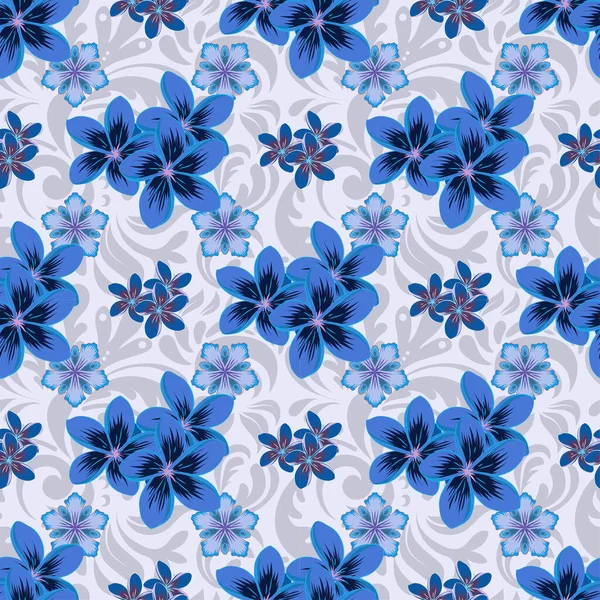 Couleur Motif Vecteur Floral Sans Couture — Image vectorielle