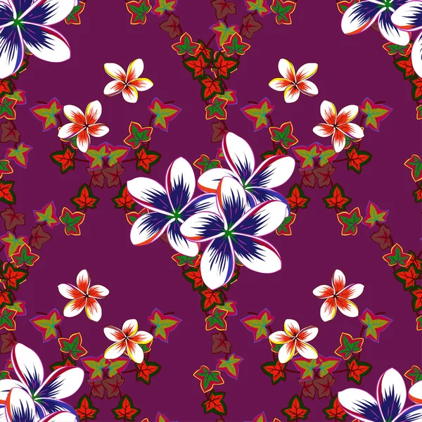 Adorno Floral Vintage Patrón Clásico Abstracto Sin Costura — Vector de stock