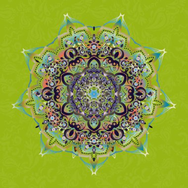 Renksiz çiçek vektör deseni 