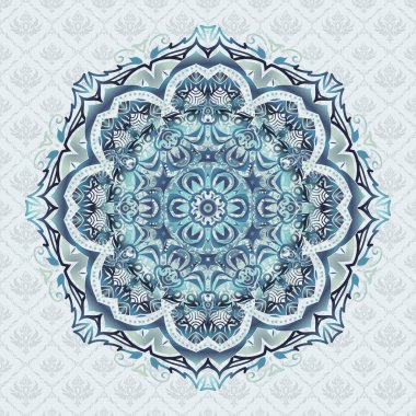 Renksiz çiçek vektör deseni 