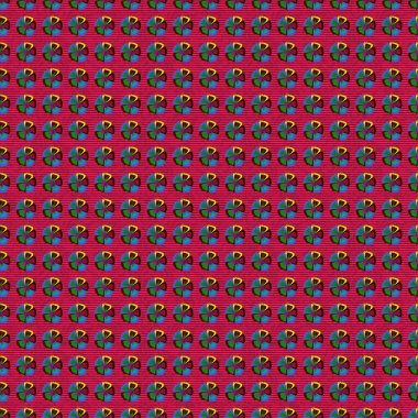 Renksiz çiçek vektör deseni 