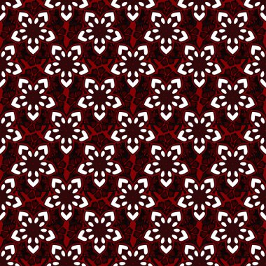 Renksiz çiçek vektör deseni 