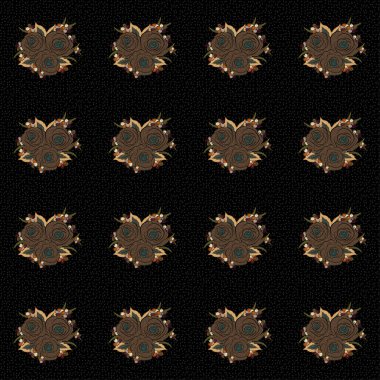 Renksiz çiçek vektör deseni 