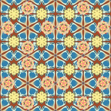 Renksiz çiçek vektör deseni 