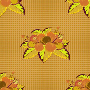 Renksiz çiçek vektör deseni 