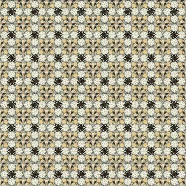 Renksiz çiçek vektör deseni 