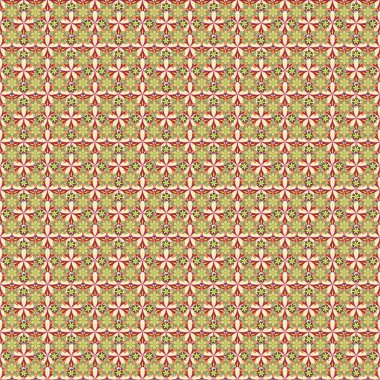 Eski bir çiçek süsü. Soyut klasik dikişsiz desen