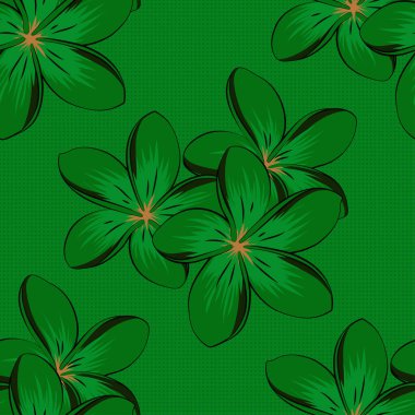 Renksiz çiçek vektör deseni 