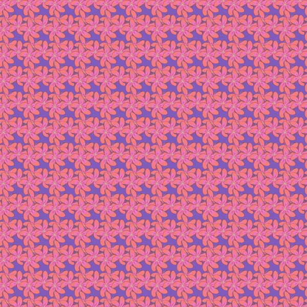 Couleur Motif Vecteur Floral Sans Couture — Image vectorielle