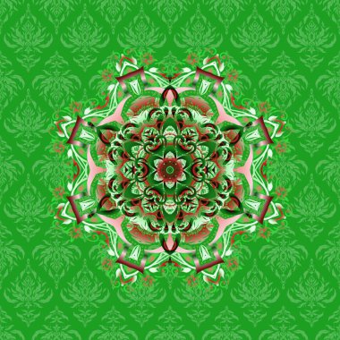 Renksiz çiçek vektör deseni 