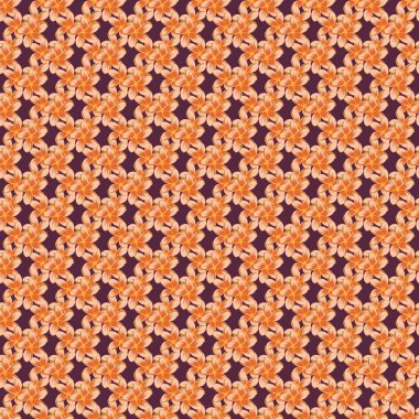 Eski bir çiçek süsü. Soyut klasik dikişsiz desen