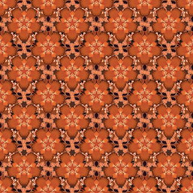 Renksiz çiçek vektör deseni 