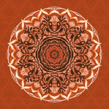 Renksiz çiçek vektör deseni 