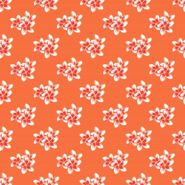 Renksiz çiçek vektör deseni 