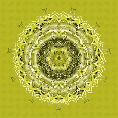 Renksiz çiçek vektör deseni 