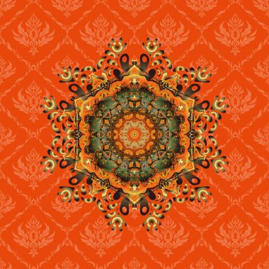 Renksiz çiçek vektör deseni 