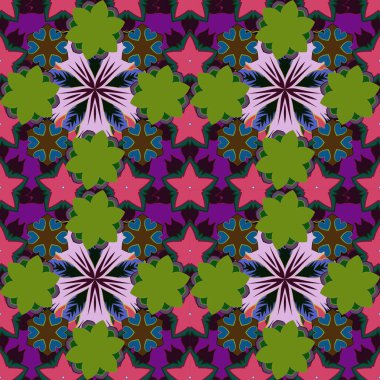 Renksiz çiçek vektör deseni 