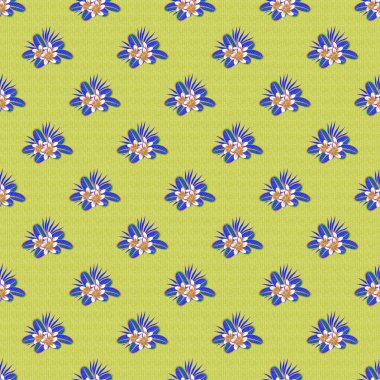 Renksiz çiçek vektör deseni 