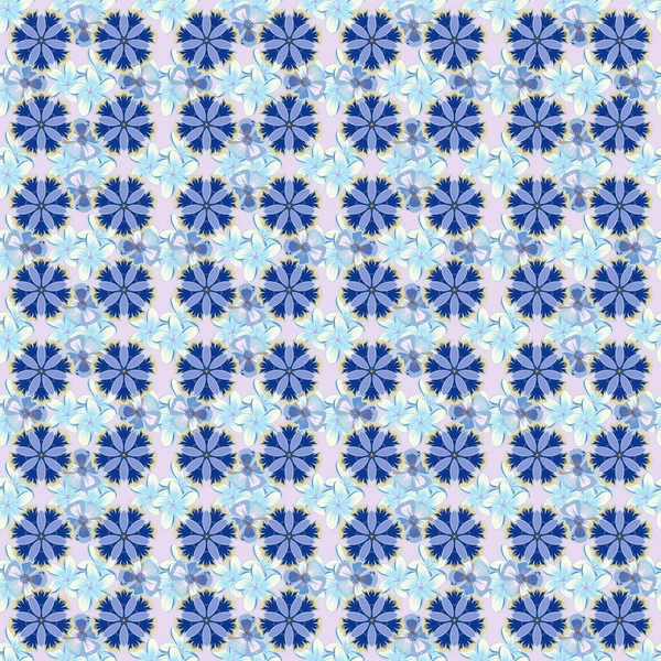 Couleur Motif Vecteur Floral Sans Couture — Image vectorielle