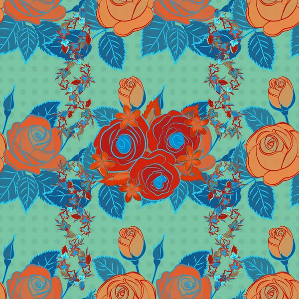 Adorno Floral Vintage Patrón Clásico Abstracto Sin Costura — Archivo Imágenes Vectoriales