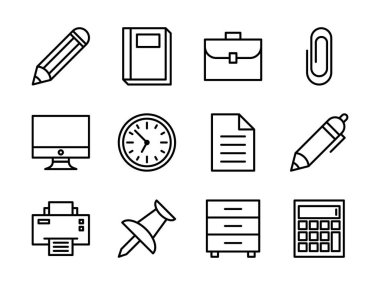 Ofis simgesi ana hatlarıyla ayarlandı. Her amaca uygun..