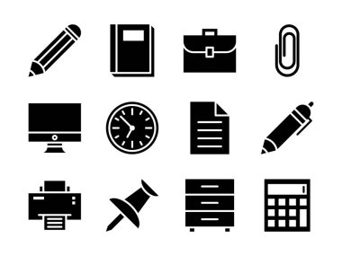 Ofis simgesi kabartma biçiminde ayarlandı. Her amaca uygun..