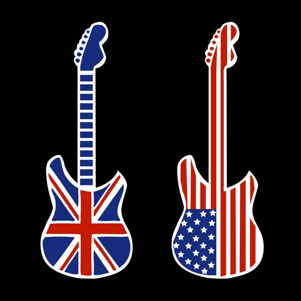 İngiliz ve Amerikan Rock and Roll gitar