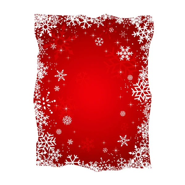 Χριστούγεννα νιφάδες χιονιού φόντο διάνυσμα — Διανυσματικό Αρχείο