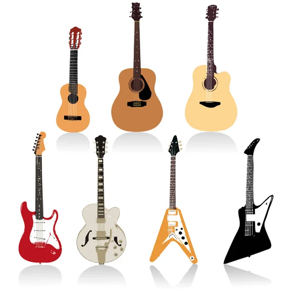 Vektör sanat gitar ayarla