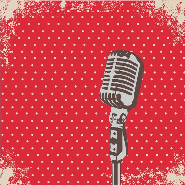 Mikrofon nokta vektör