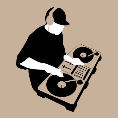 DJ tırmalamak vektör