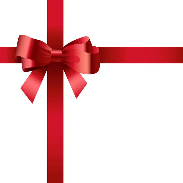 kırmızı kurdele ve yayla vektör