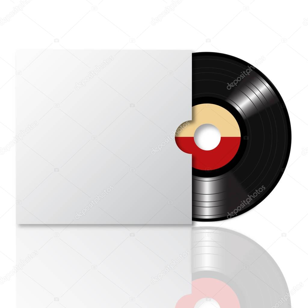 Vinyl record with cover 2