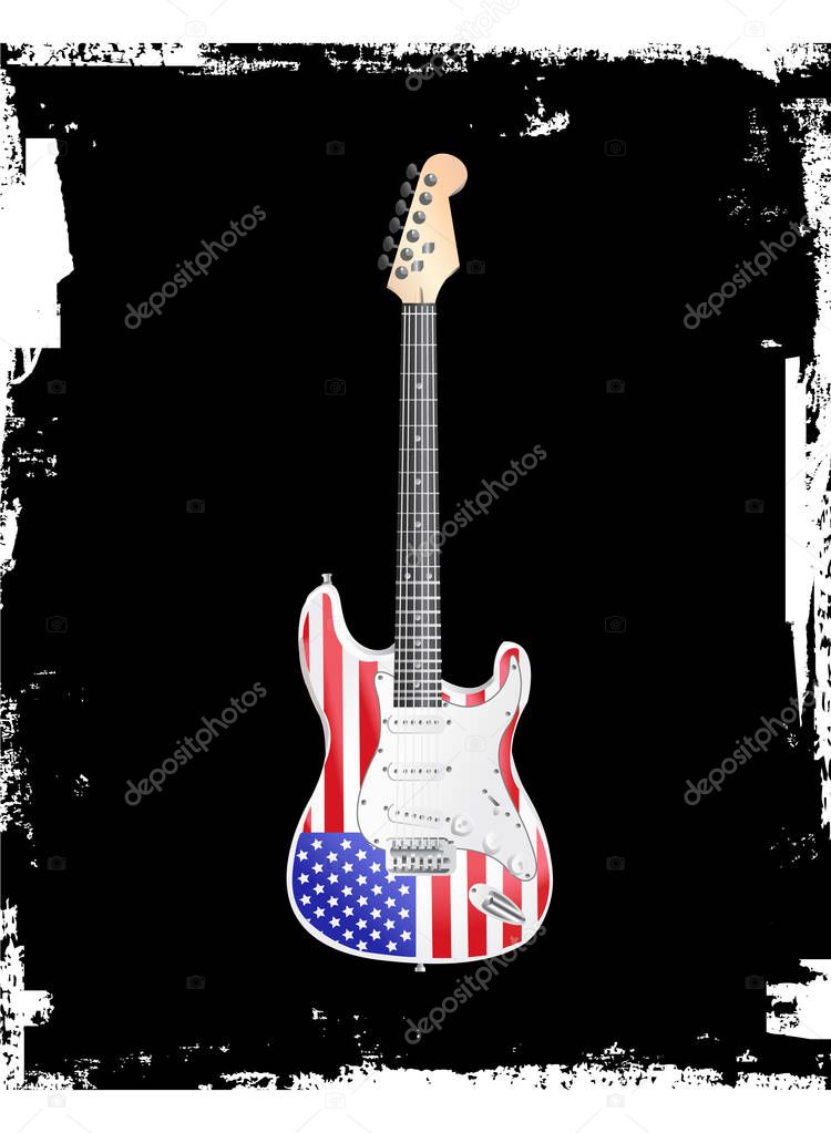 American Rock and Roll Electric Guitar