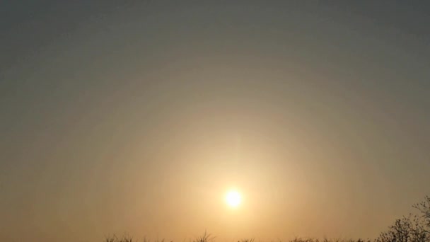 Hombre Mágicamente Aparece Lugar Vacío Silueta Cámara Distanciamiento — Vídeo de stock