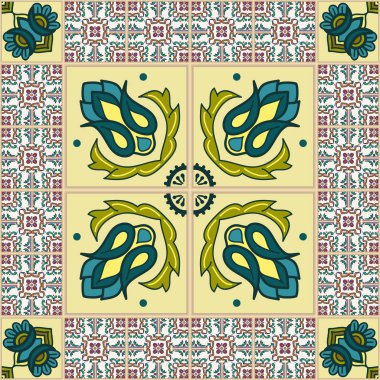 Vektör sorunsuz doku. Güzel renkli desen tasarım ve moda dekoratif elemanları ile için