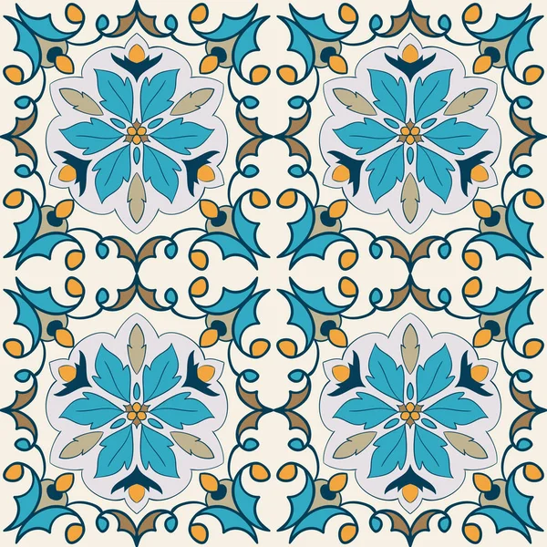 Élément décoratif vectoriel. Beau motif coloré pour le design et la mode avec des éléments décoratifs — Image vectorielle