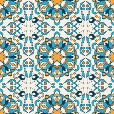 Vektör sorunsuz doku. Güzel renkli desen tasarım ve moda dekoratif elemanları ile için