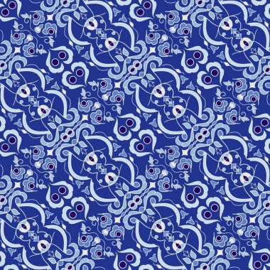 Vektör sorunsuz doku. Güzel renkli desen tasarım ve moda dekoratif elemanları ile için