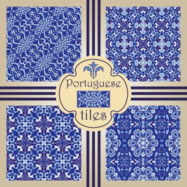 Vektör sorunsuz doku toplama. Güzel renkli desen tasarım ve moda ile dekoratif öğeler için set