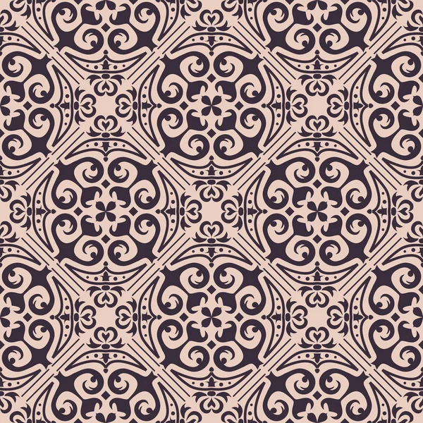 Texture vectorielle transparente. Ornement pour carreaux de céramique. motif décoratif azulejos portugais — Image vectorielle