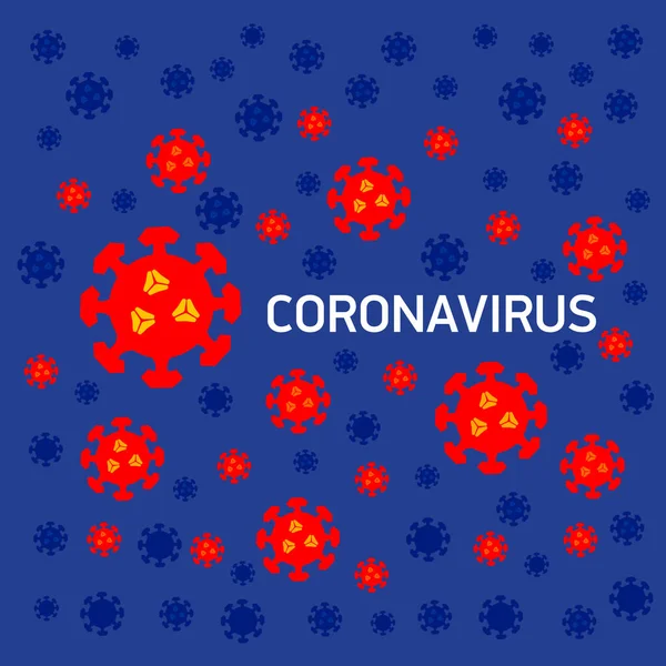 Coronavirus Vector Graphic Icons Backgraund — Stock Vector