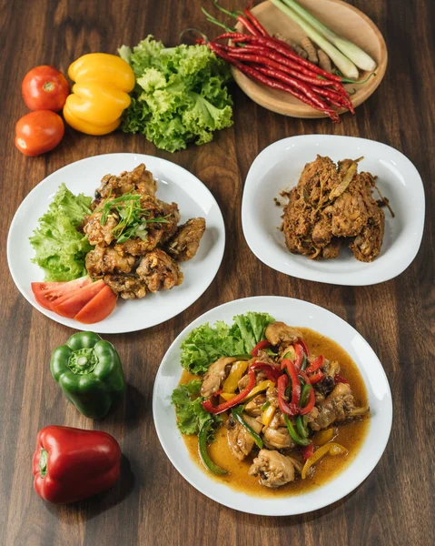 Makanan Masakan Tradisional Indonesia — Stok Foto