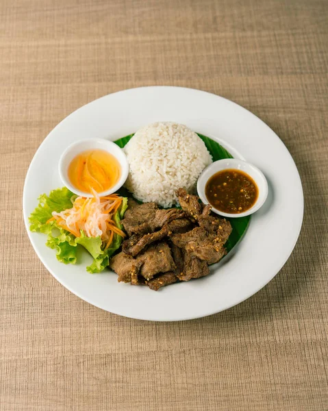 Вьетнамские Вкусные Блюда Риса — стоковое фото