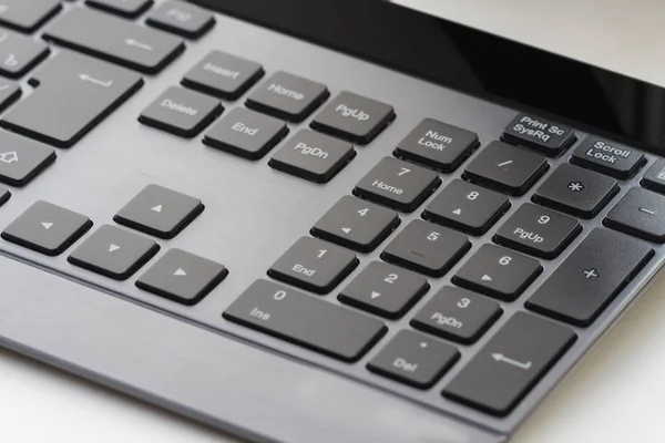 Keyboard of computer isolated on a white background — Stock Photo, Image