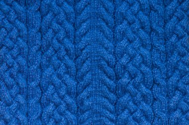Mavi örgü doku