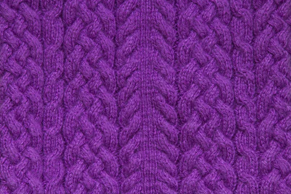 Deep purple knitting texture